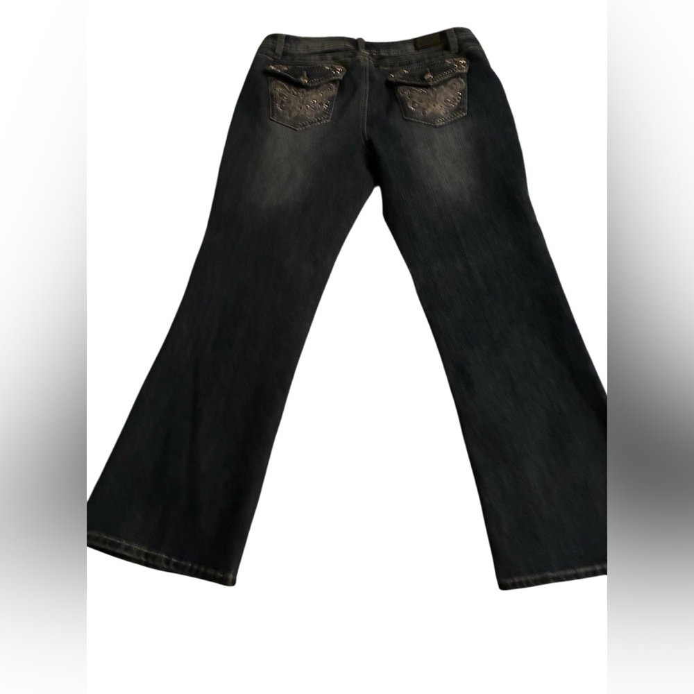 Earl Jeans Dark Flare Denim - Picture 2 of 4